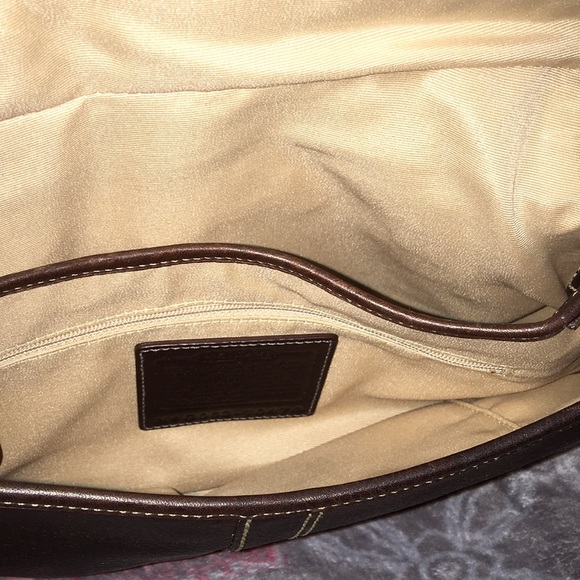 Vintage Leather Coach Patchwork Shoulder Bag RARE - Picture 12 of 16